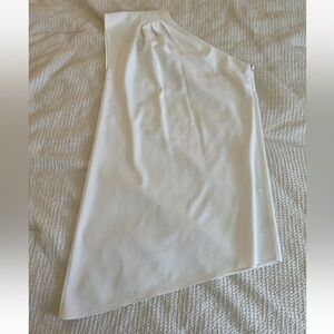 Alice + Olivia Asymmetrical One Shoulder Slip Dress White Size 0